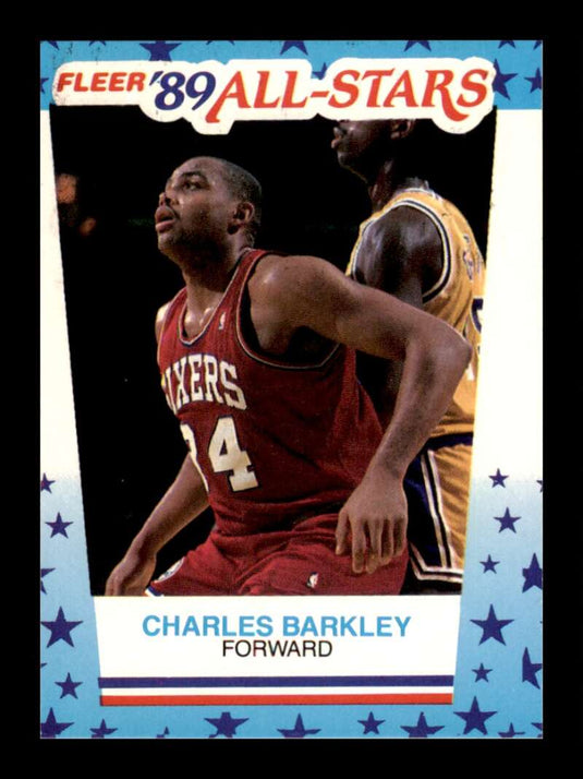 1989-90 Fleer All Star Sticker Charles Barkley