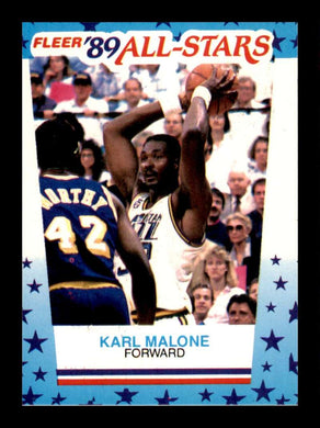 1989-90 Fleer All Star Sticker Karl Malone 