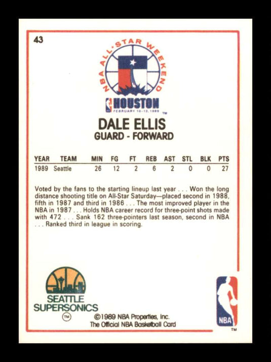 1989-90 NBA Hoops Dale Ellis 