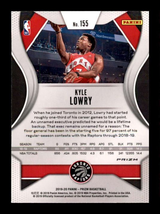 2019-20 Panini Prizm Red Wave Prizm Kyle Lowry