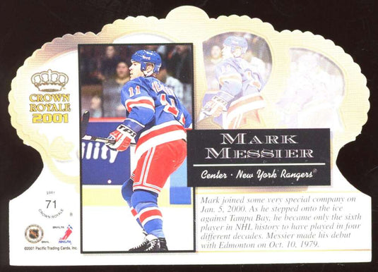 2000-01 Pacific Crown Royale Mark Messier 