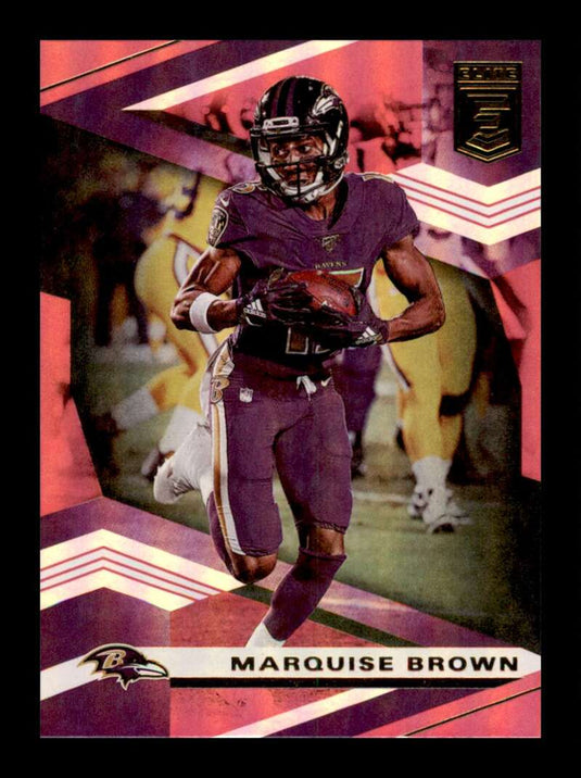 2020 Donruss Elite Pink Marquise Brown