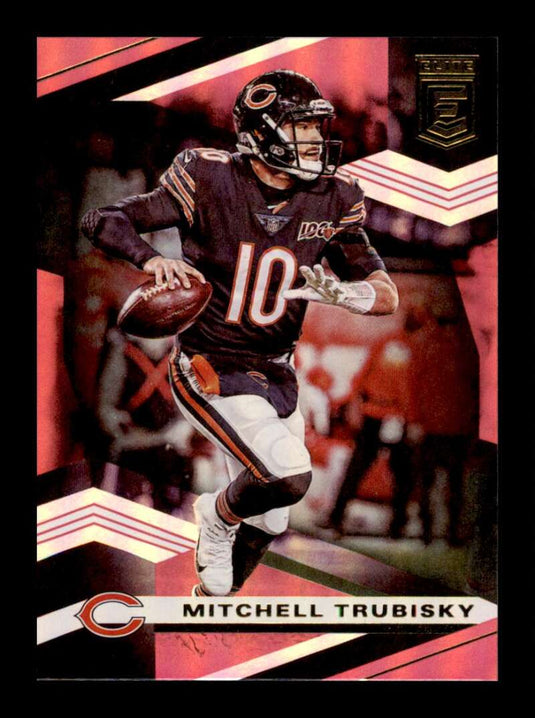 2020 Donruss Elite Pink Mitchell Trubisky 