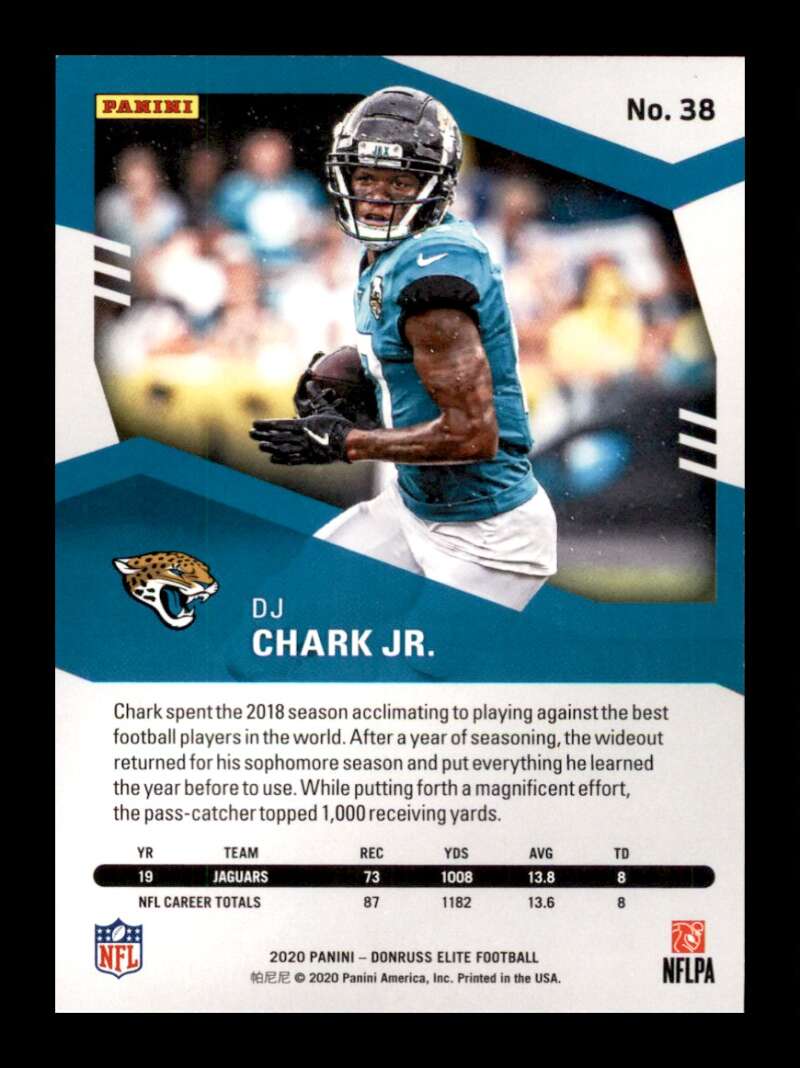 Load image into Gallery viewer, 2020 Donruss Elite Pink DJ Chark Jr. #38 Image 2
