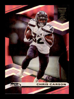 2020 Donruss Elite Pink Chris Carson 