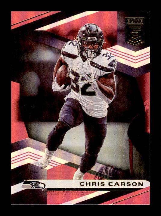 2020 Donruss Elite Pink Chris Carson