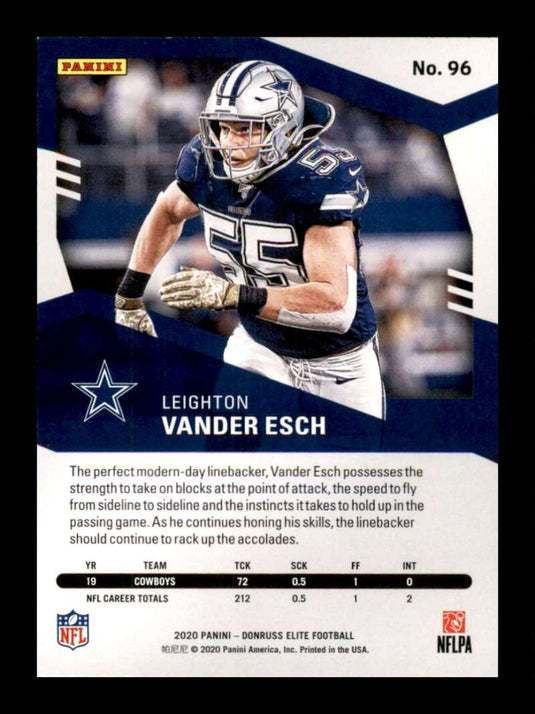 2020 Donruss Elite Pink Leighton Vander Esch