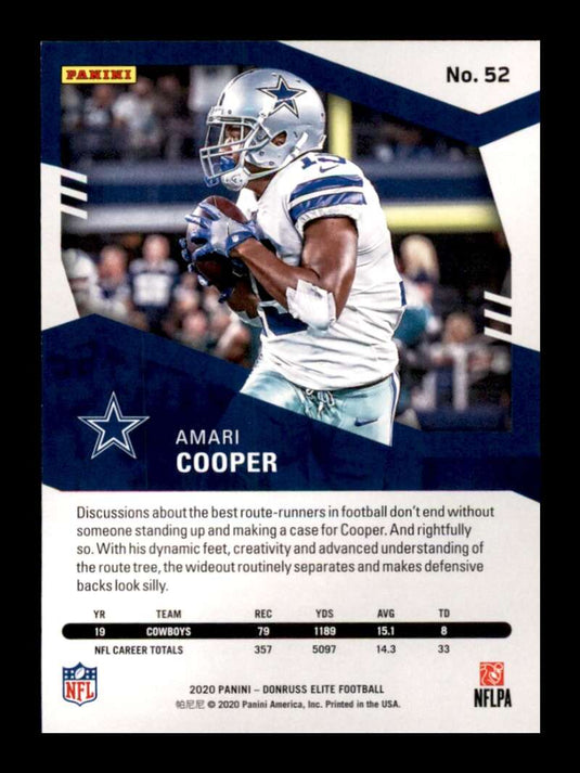 2020 Donruss Elite Pink Amari Cooper 