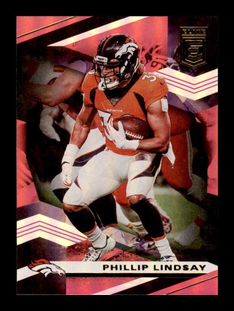 Load image into Gallery viewer, 2020 Donruss Elite Pink Phillip Lindsay #44 Image 1
