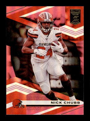 2020 Donruss Elite Pink Nick Chubb 