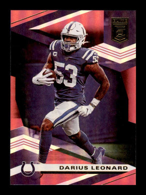 2020 Donruss Elite Pink Darius Leonard 