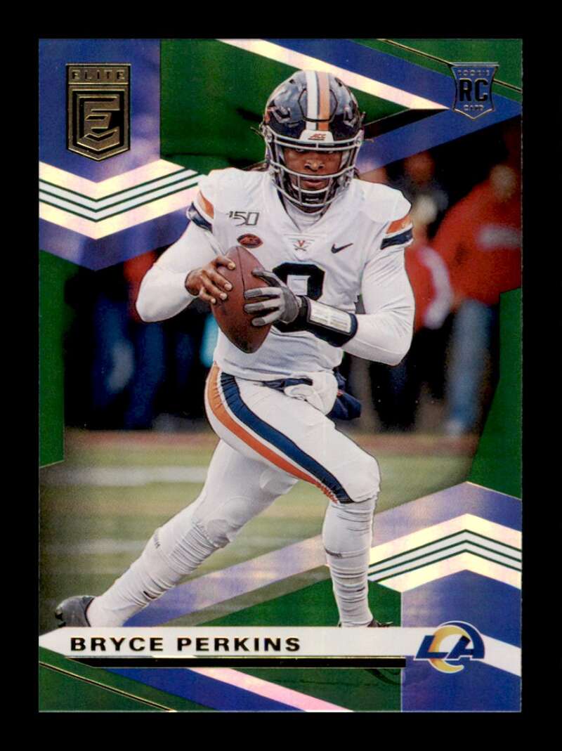 Load image into Gallery viewer, 2020 Donruss Elite Green Bryce Perkins #169 Rookie RC Image 1
