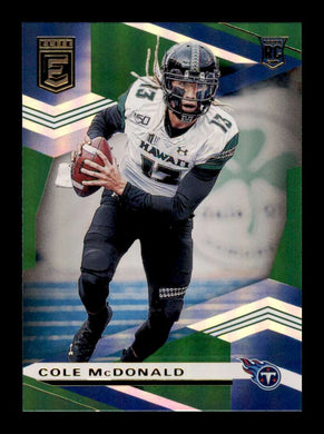 2020 Donruss Elite Green Cole McDonald 