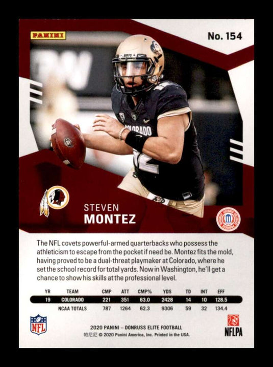 2020 Donruss Elite Green Steven Montez