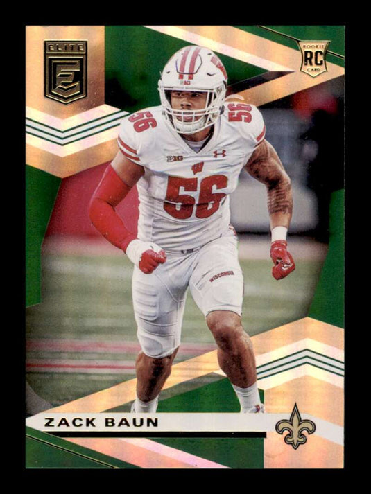 2020 Donruss Elite Green Zack Baun 