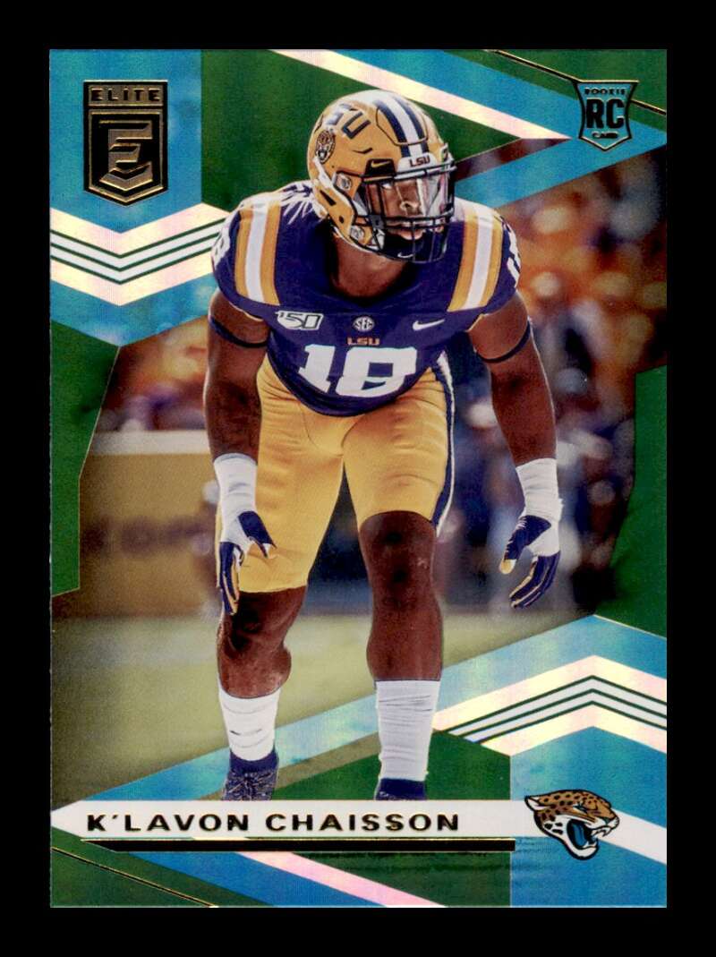 Load image into Gallery viewer, 2020 Donruss Elite Green K&#39;Lavon Chaisson #199 Rookie RC Image 1
