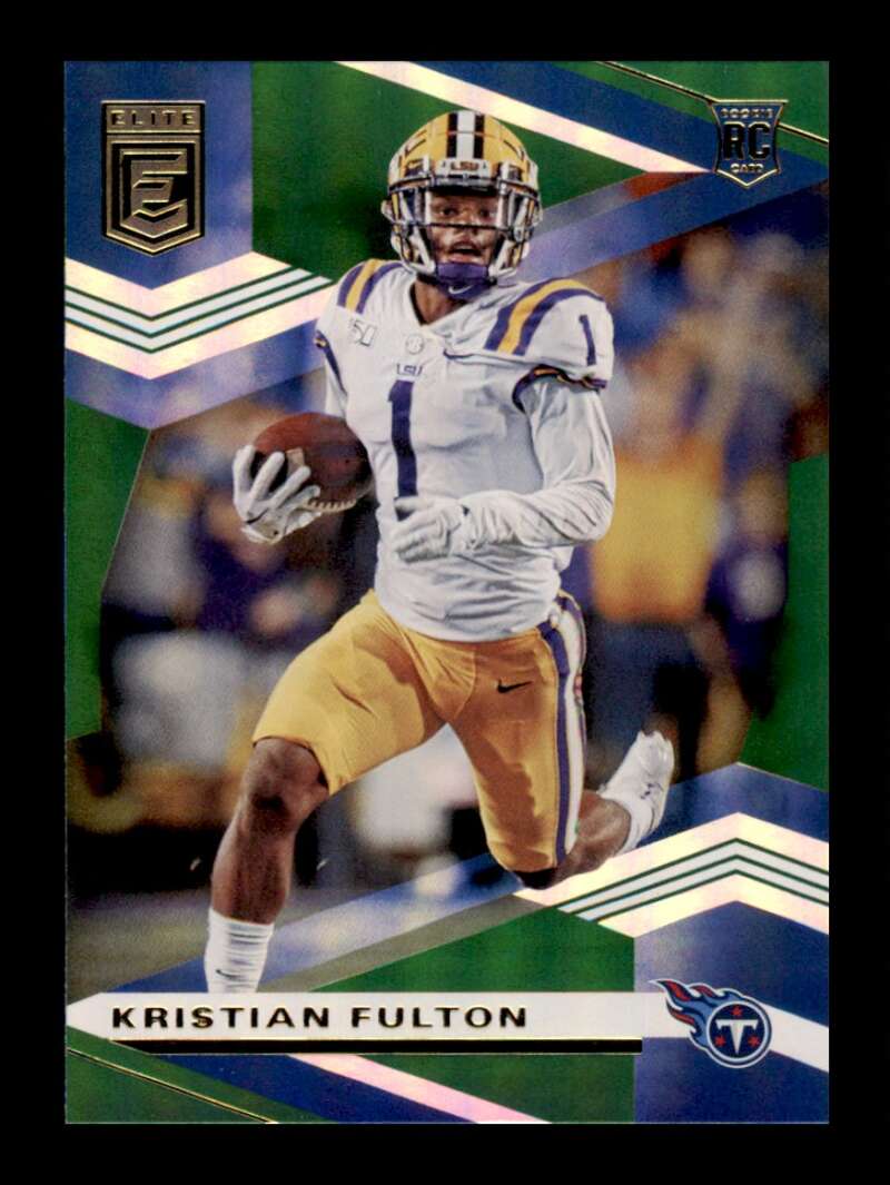 Load image into Gallery viewer, 2020 Donruss Elite Green Kristian Fulton #131 Rookie RC Image 1
