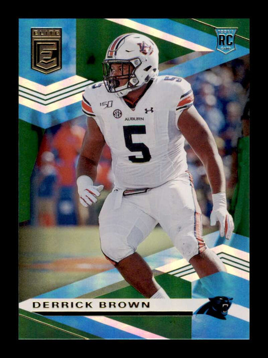 2020 Donruss Elite Green Derrick Brown