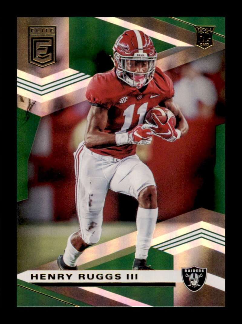 Load image into Gallery viewer, 2020 Donruss Elite Green Henry Ruggs III #112 Rookie RC Image 1
