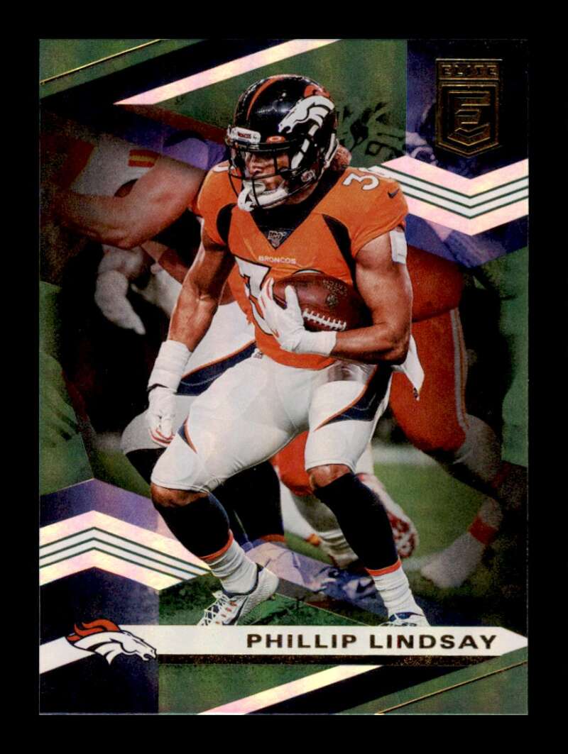 Load image into Gallery viewer, 2020 Donruss Elite Green Phillip Lindsay #44 Image 1
