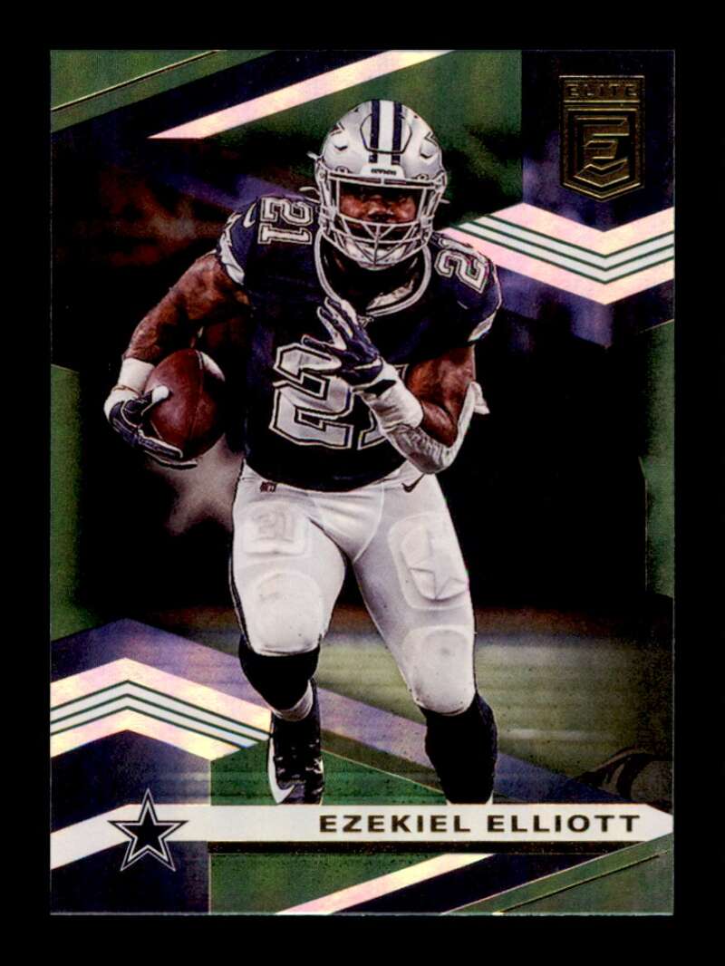 Load image into Gallery viewer, 2020 Donruss Elite Green Ezekiel Elliott #51 Image 1
