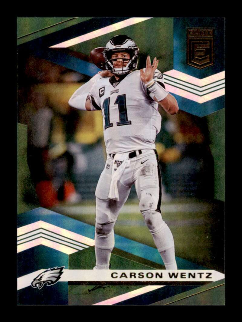 Load image into Gallery viewer, 2020 Donruss Elite Green Carson Wentz #56 Image 1
