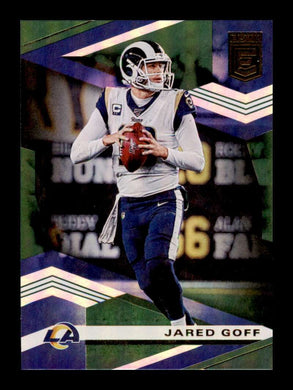 2020 Donruss Elite Green Jared Goff 