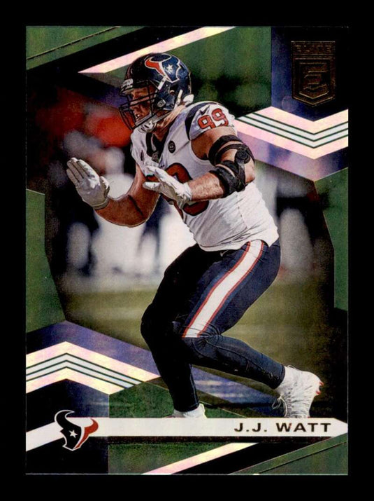 2020 Donruss Elite Green J.J. Watt