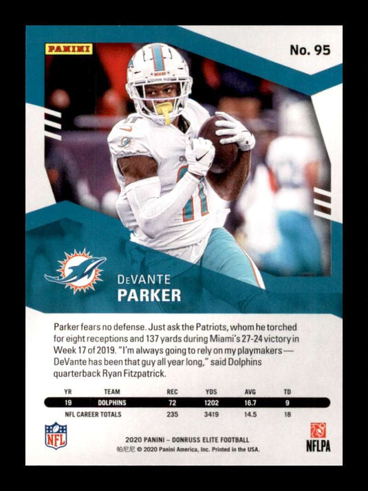 2020 Donruss Elite Green DeVante Parker 