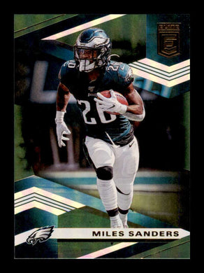 2020 Donruss Elite Green Miles Sanders 