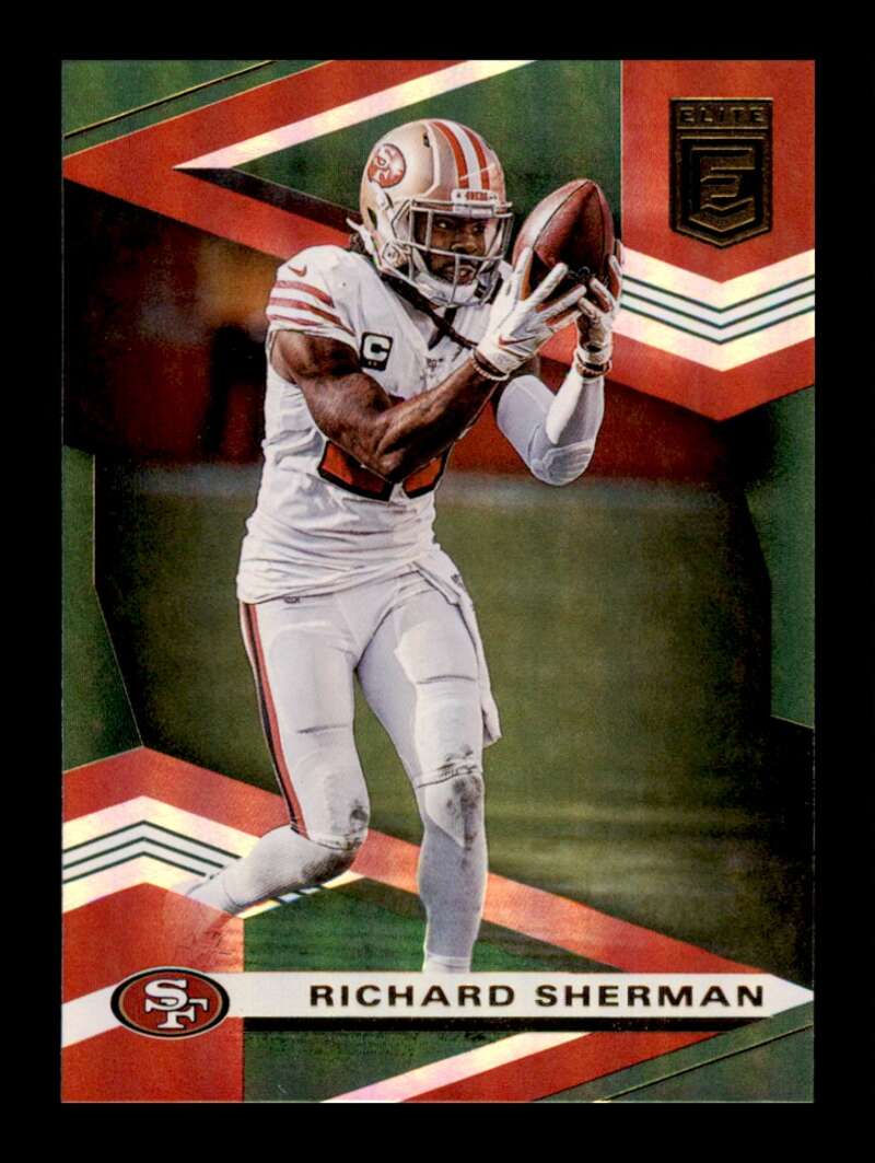 Load image into Gallery viewer, 2020 Donruss Elite Green Richard Sherman #8 Image 1
