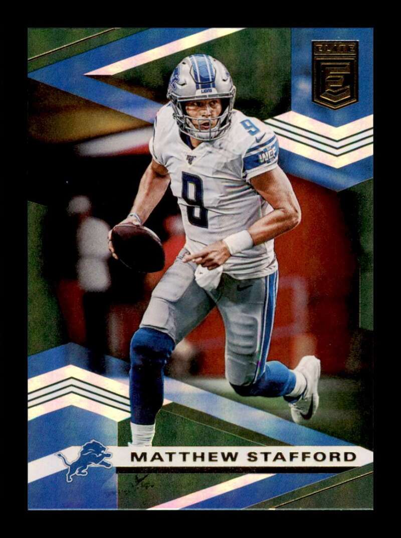 Load image into Gallery viewer, 2020 Donruss Elite Green Matthew Stafford #65 Image 1
