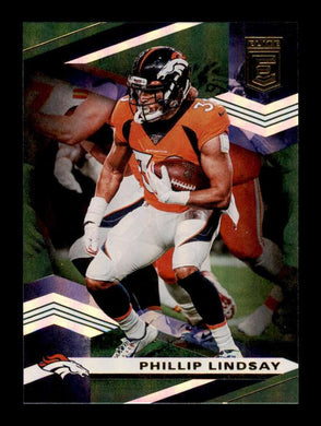 2020 Donruss Elite Green Phillip Lindsay 