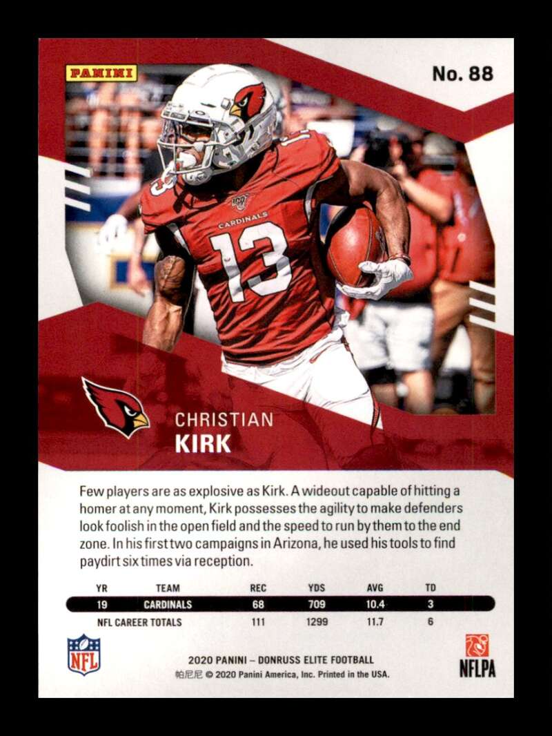 Load image into Gallery viewer, 2020 Donruss Elite Green Christian Kirk #88 Image 2
