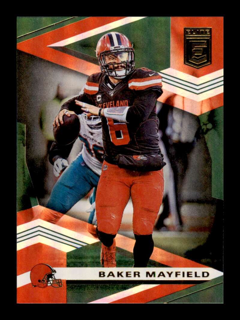 Load image into Gallery viewer, 2020 Donruss Elite Green Baker Mayfield #24 Image 1
