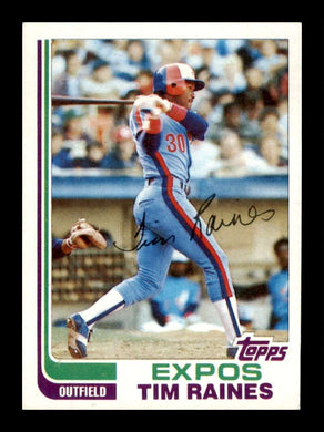 1982 Topps Tim Raines 