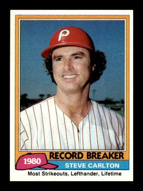 1981 Topps Steve Carlton 