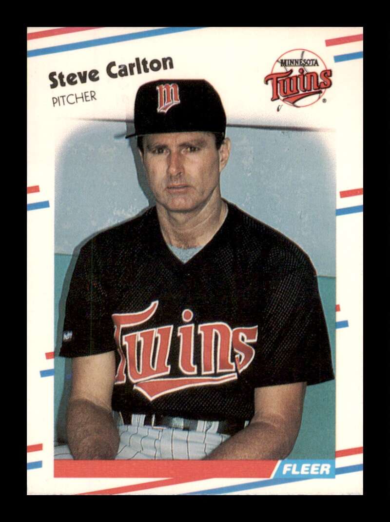 Load image into Gallery viewer, 1988 Fleer Steve Carlton #7 Minnesota Twins Image 1
