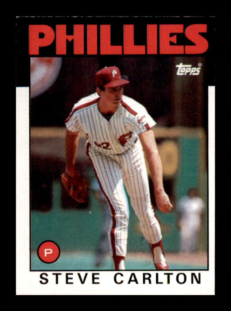 Load image into Gallery viewer, 1986 Topps Steve Carlton #120 Philadelphia Phillies Image 1
