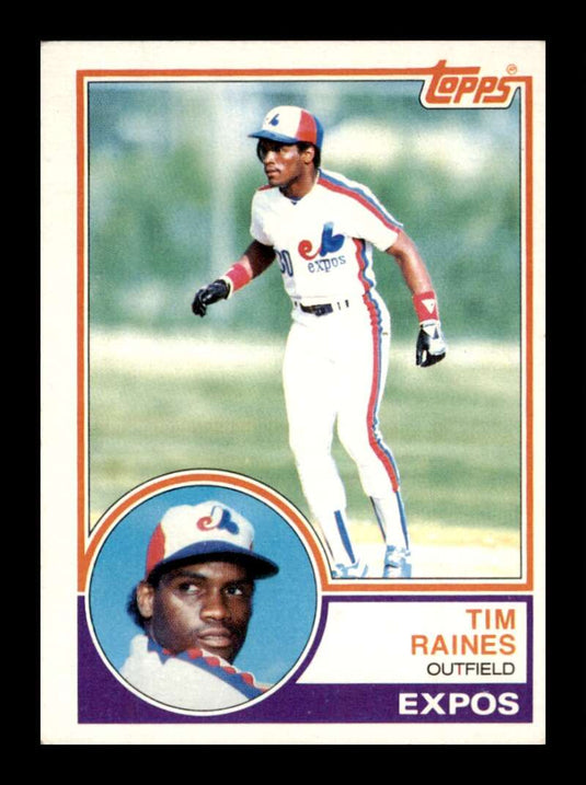 1983 Topps Tim Raines