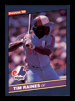 1986 Donruss Tim Raines 