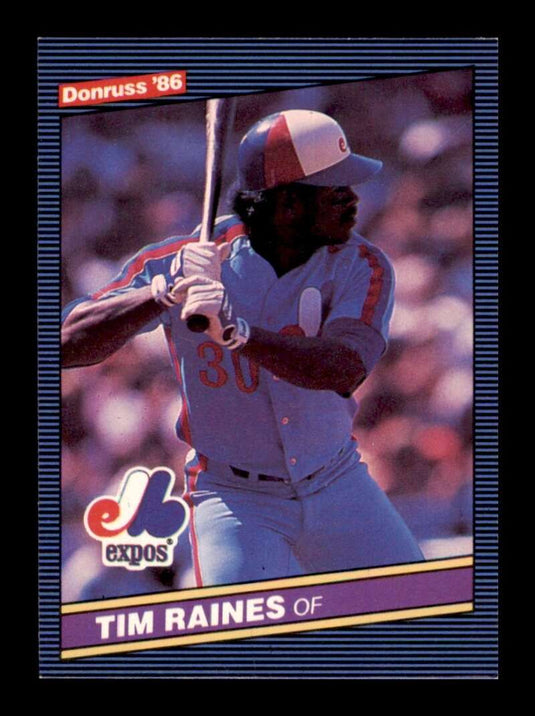 1986 Donruss Tim Raines