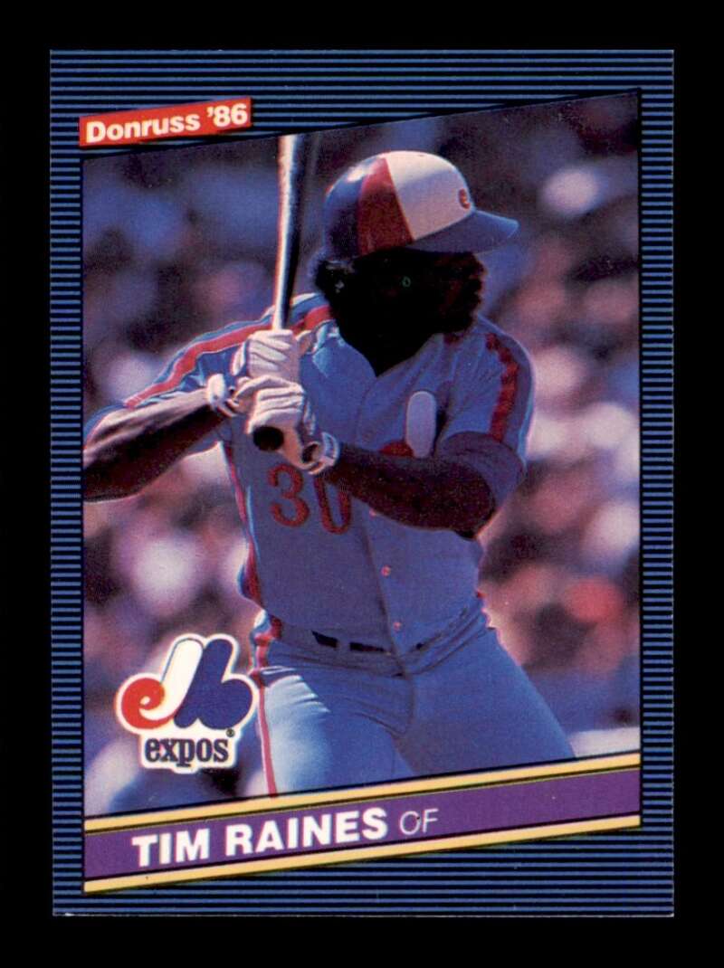 Load image into Gallery viewer, 1986 Donruss Tim Raines #177 Montreal Expos Image 1
