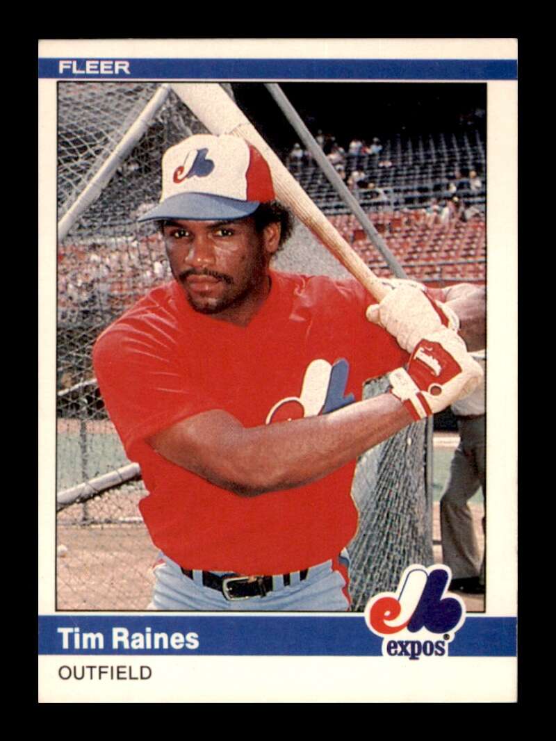 Load image into Gallery viewer, 1984 Fleer Tim Raines #281 Montreal Expos Image 1
