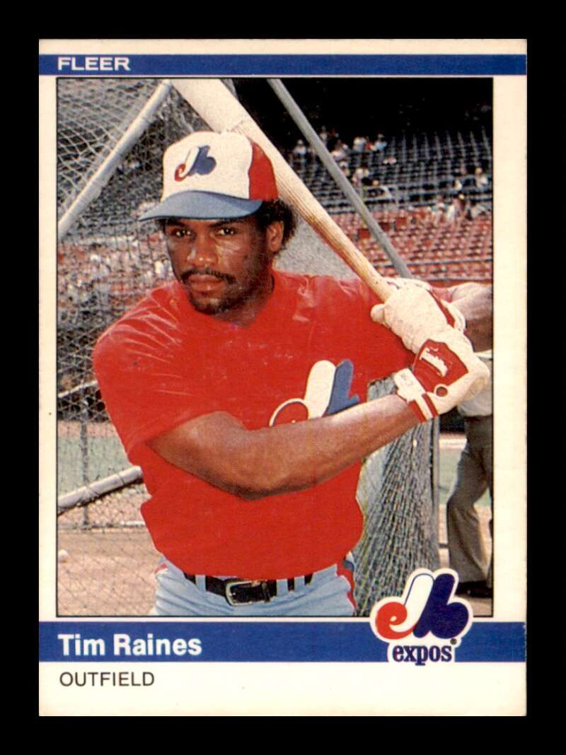 Load image into Gallery viewer, 1984 Fleer Tim Raines #281 Montreal Expos Image 1
