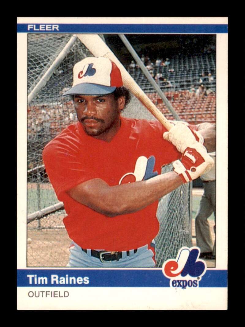 Load image into Gallery viewer, 1984 Fleer Tim Raines #281 Montreal Expos Image 1
