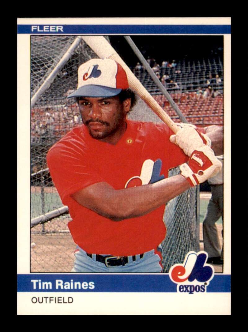 Load image into Gallery viewer, 1984 Fleer Tim Raines #281 Montreal Expos Image 1
