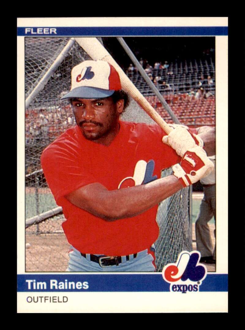 Load image into Gallery viewer, 1984 Fleer Tim Raines #281 Montreal Expos Image 1
