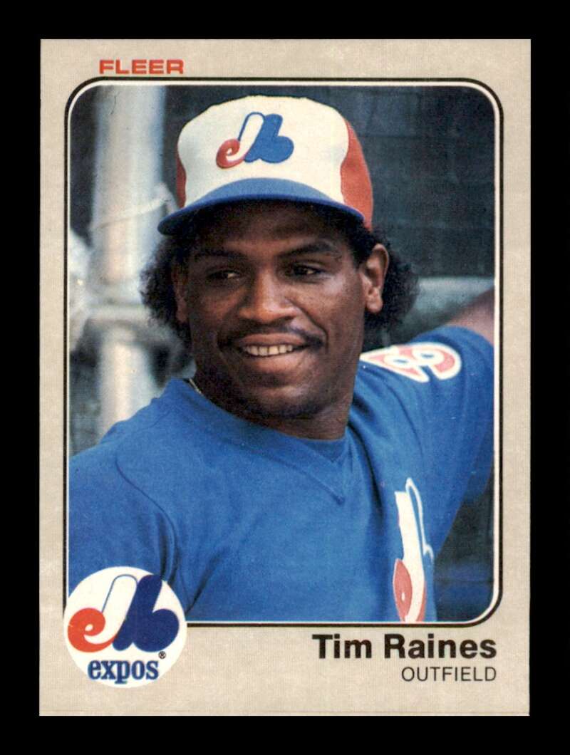 Load image into Gallery viewer, 1983 Fleer Tim Raines #292 Montreal Expos Image 1
