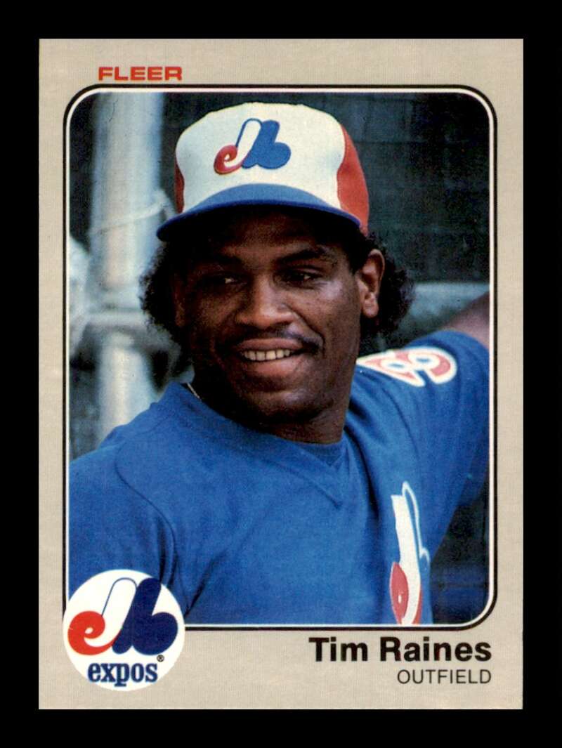 Load image into Gallery viewer, 1983 Fleer Tim Raines #292 Montreal Expos Image 1
